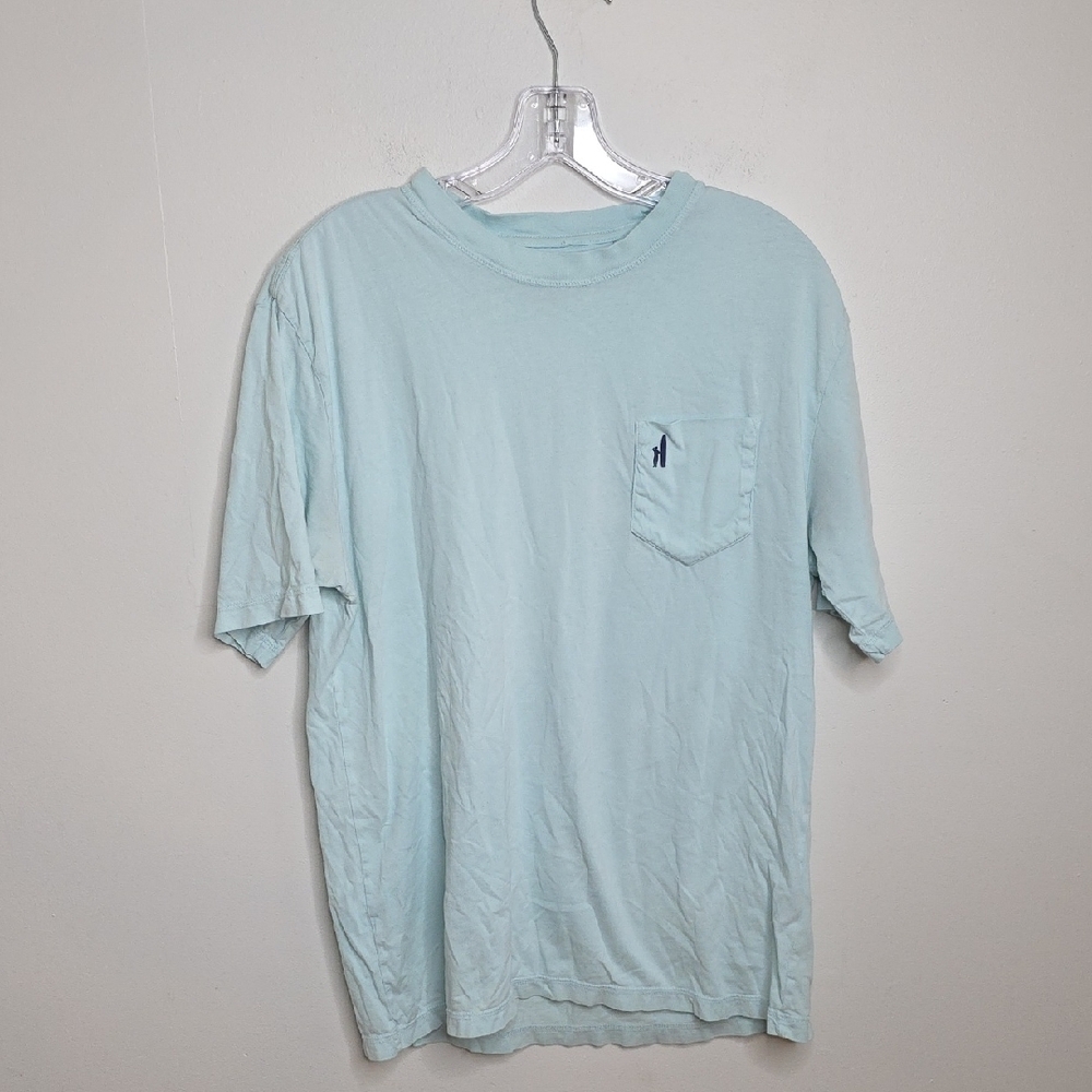johnnie-O Sky Blue Short Sleeve Tee Sz Medium